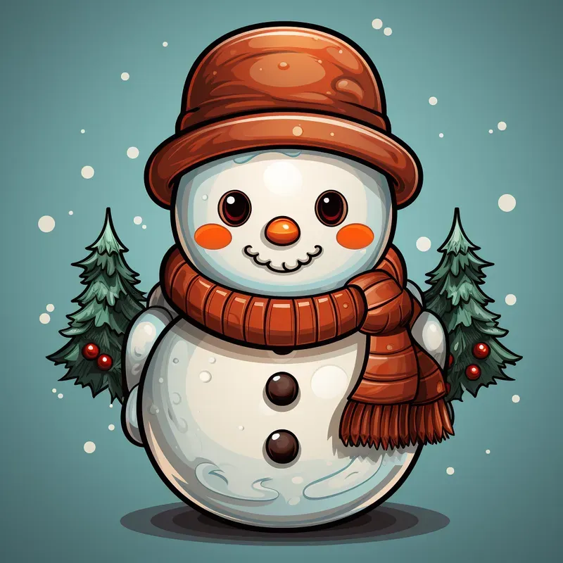 Complex Detailed Christmas Icons