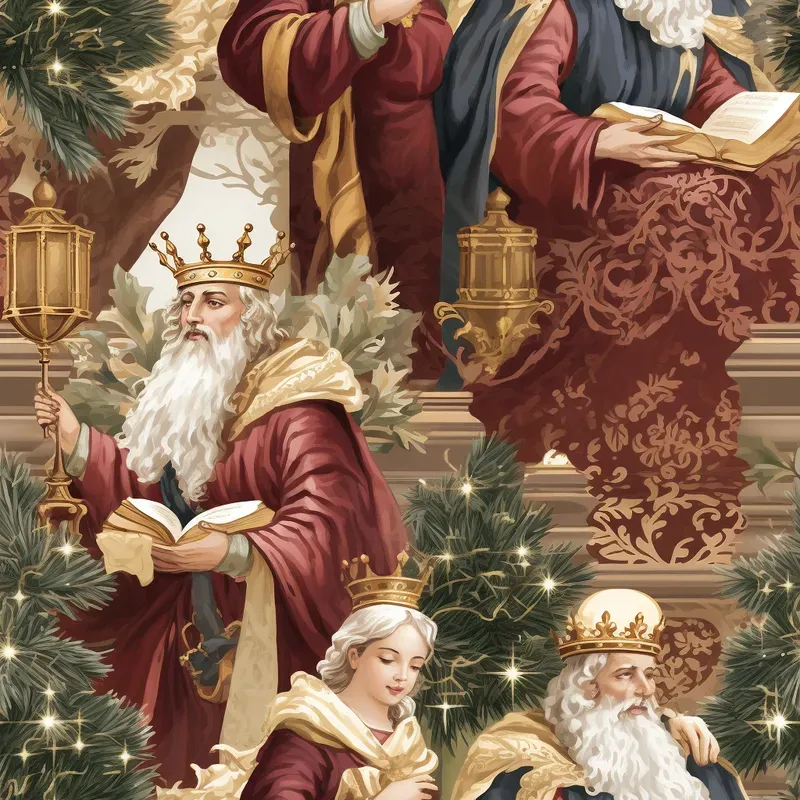 Traditional Seamless Christmas Wallpapers
