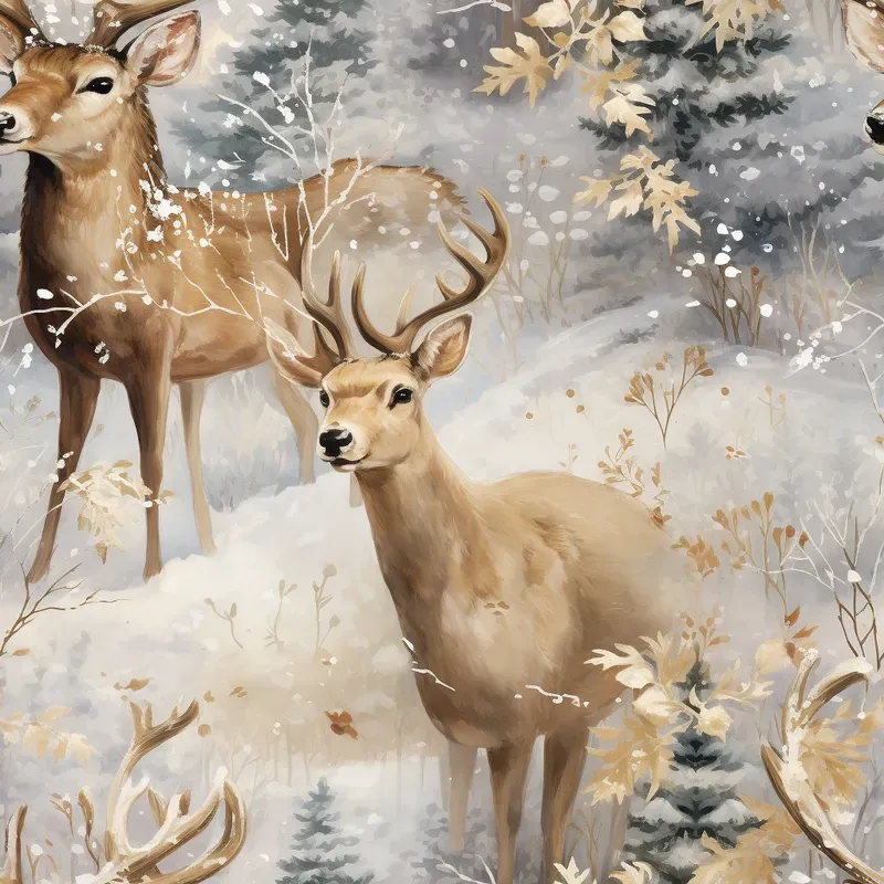 Traditional Seamless Christmas Wallpapers
