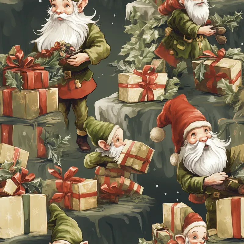 Traditional Seamless Christmas Wallpapers