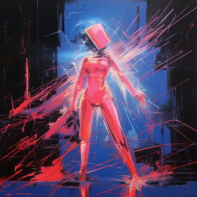 Mehretu Meet Flavin Epic Fusion Art