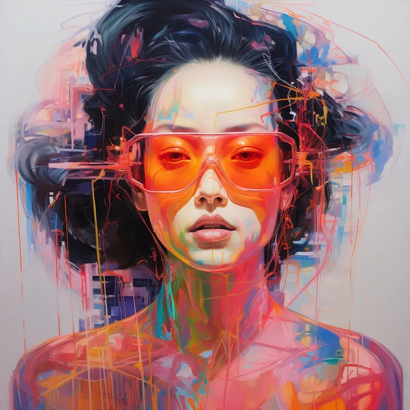 Mehretu Meet Flavin Epic Fusion Art