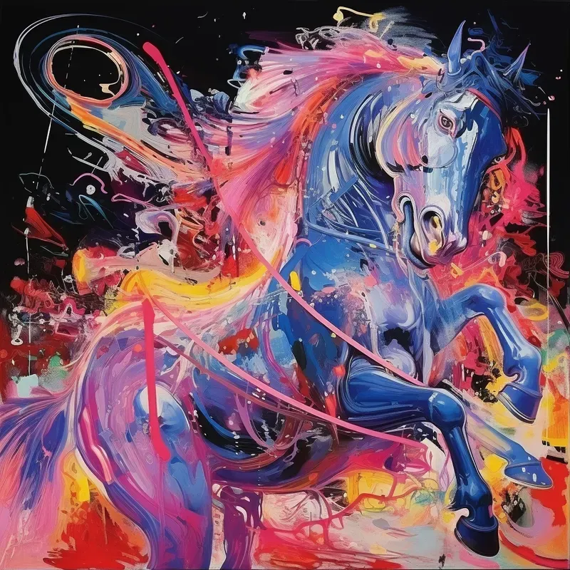 Mehretu Meet Flavin Epic Fusion Art
