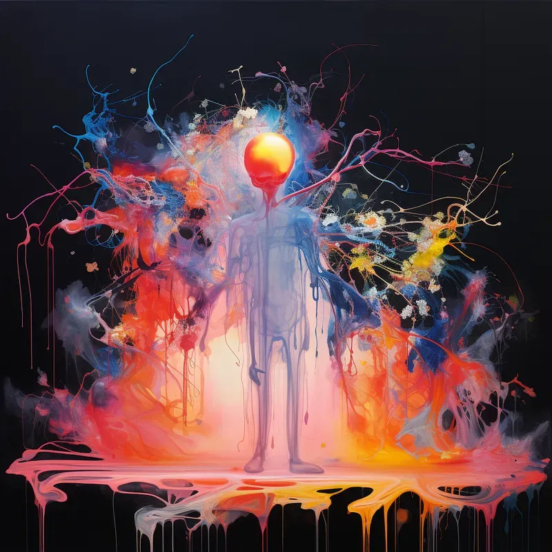 Mehretu Meet Flavin Epic Fusion Art