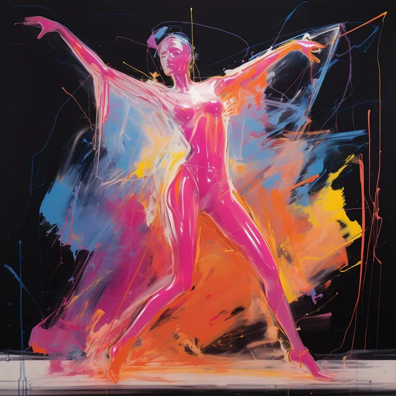 Mehretu Meet Flavin Epic Fusion Art