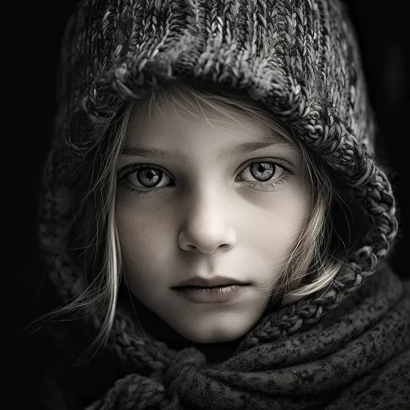 Stunning Monochromatic HDr Portraits