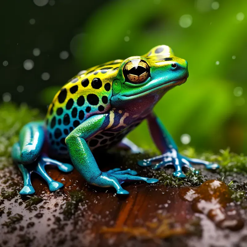 HDr Wild Rain Jungle Animals Photographs