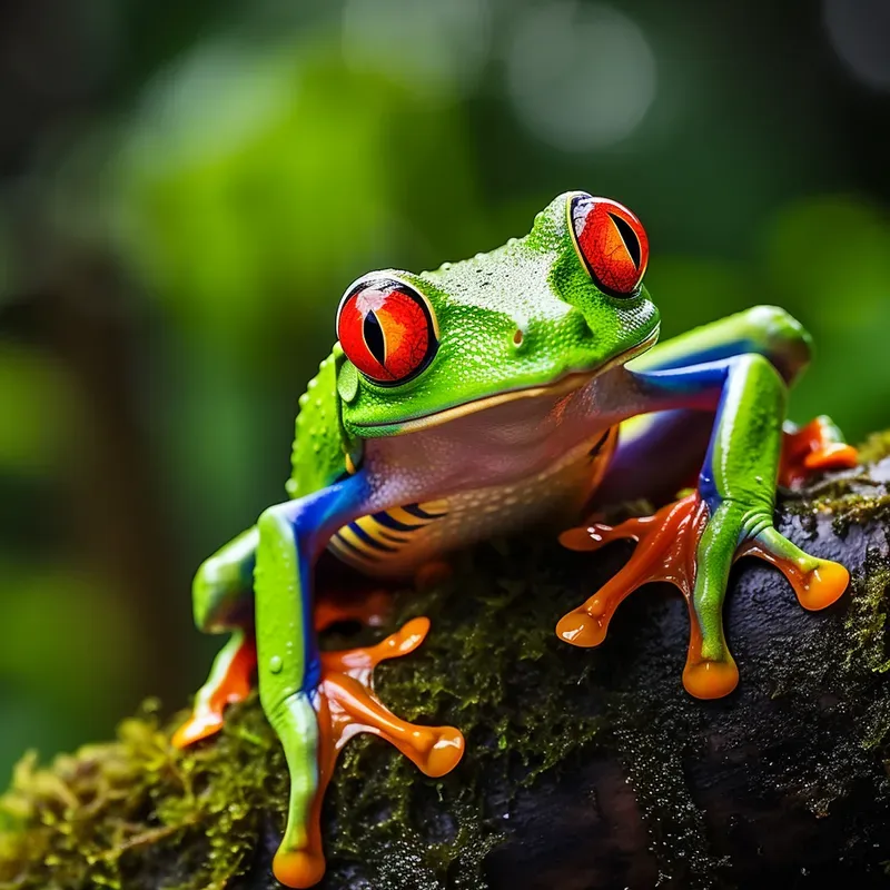 HDr Wild Rain Jungle Animals Photographs