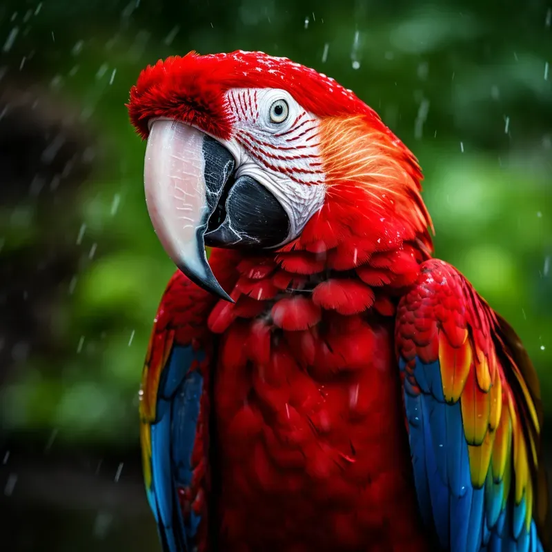 HDr Wild Rain Jungle Animals Photographs