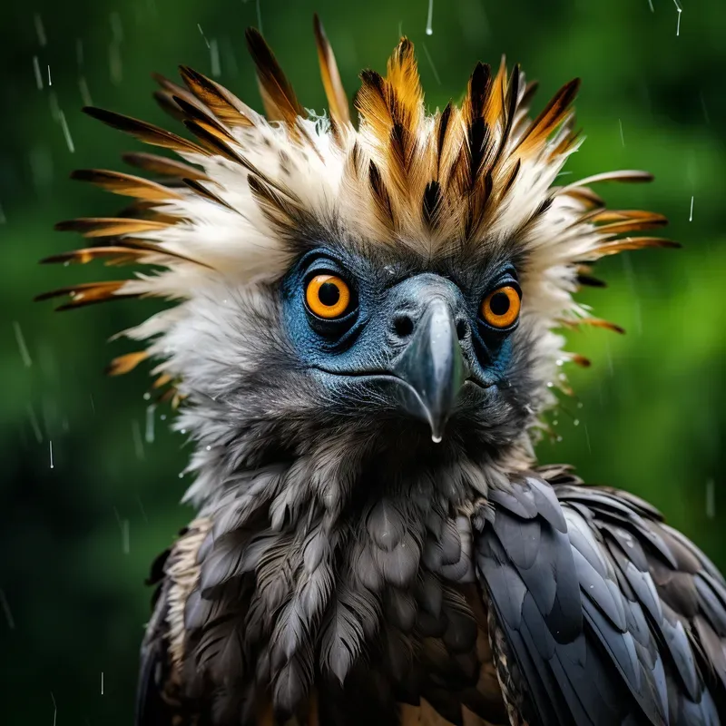 HDr Wild Rain Jungle Animals Photographs