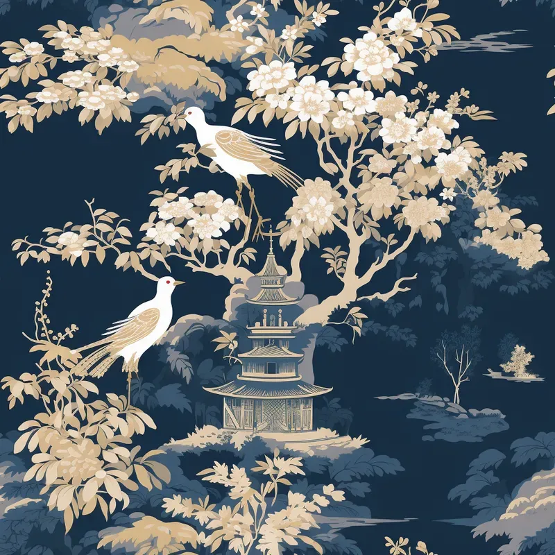 Neoclassic Elegant Seamless Wallpapers