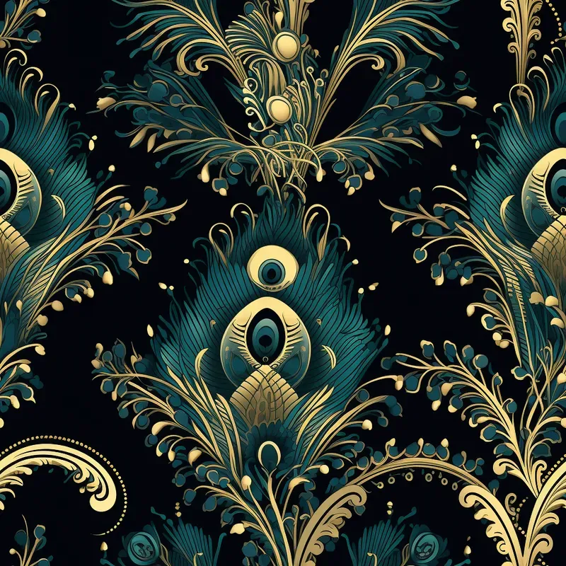 Neoclassic Elegant Seamless Wallpapers
