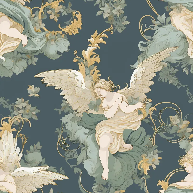 Neoclassic Elegant Seamless Wallpapers