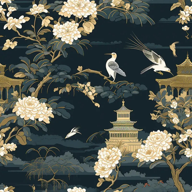 Neoclassic Elegant Seamless Wallpapers