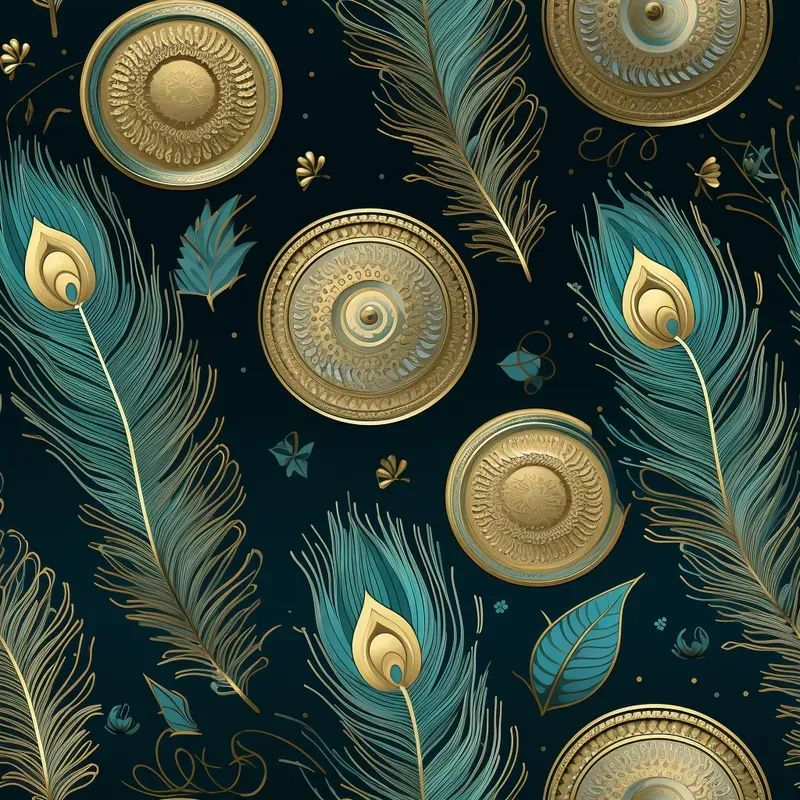 Neoclassic Elegant Seamless Wallpapers