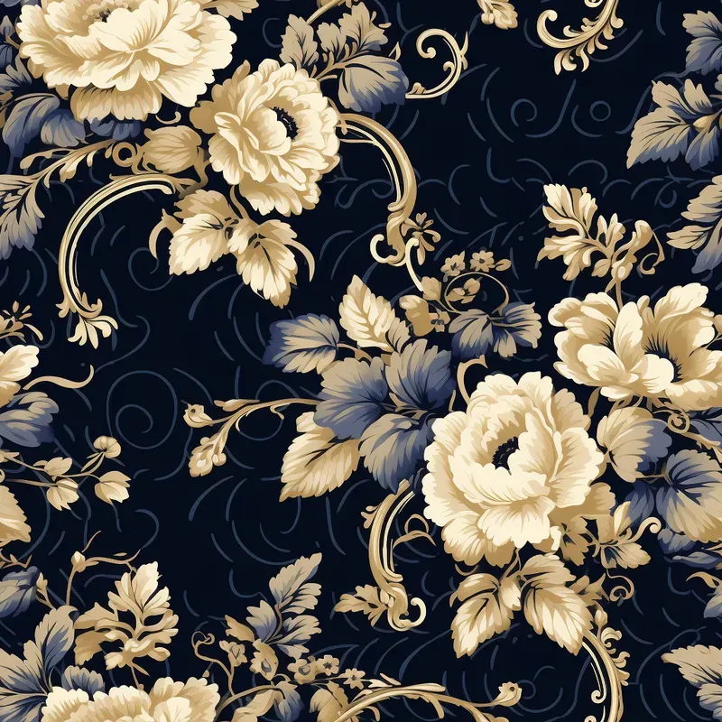 Neoclassic Elegant Seamless Wallpapers
