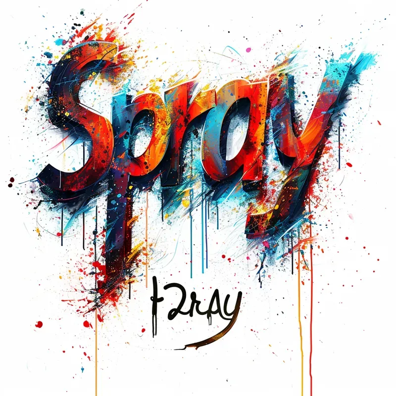 Oil Crazy Graffiti Style Custom Texts