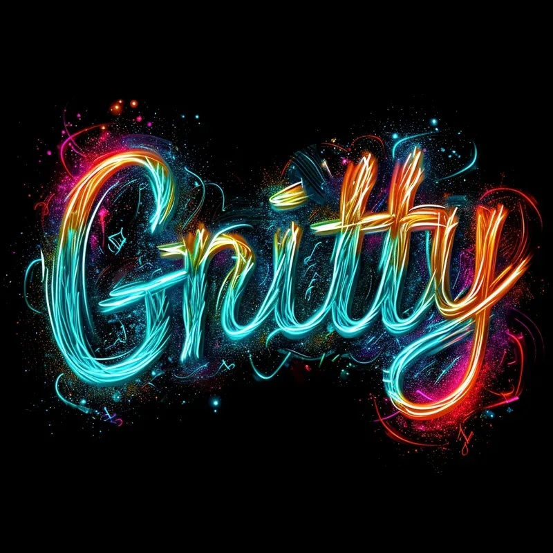 Neon Glowing Font Lettering Custom Texts
