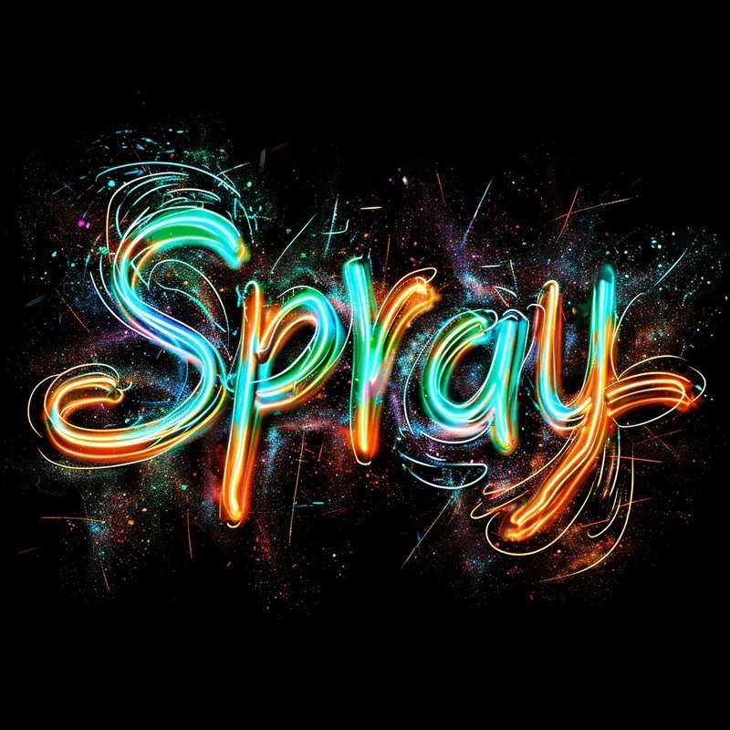 Neon Glowing Font Lettering Custom Texts