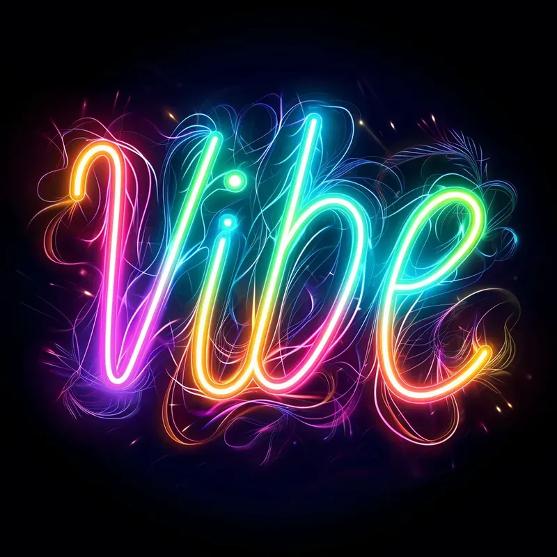Neon Glowing Font Lettering Custom Texts