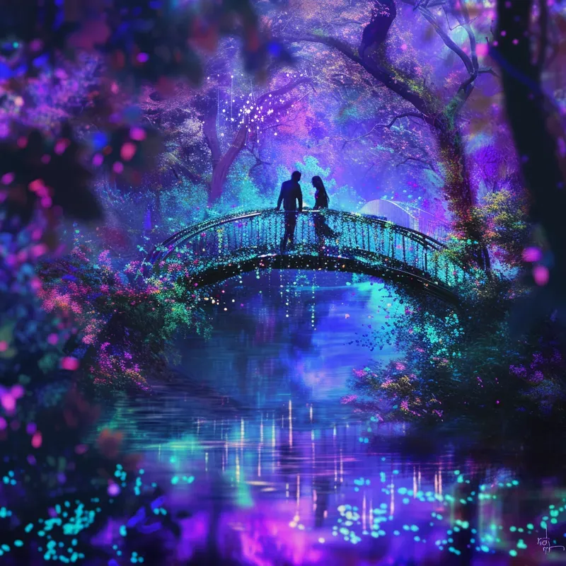 Valentines Magic Realism Meets Holographs