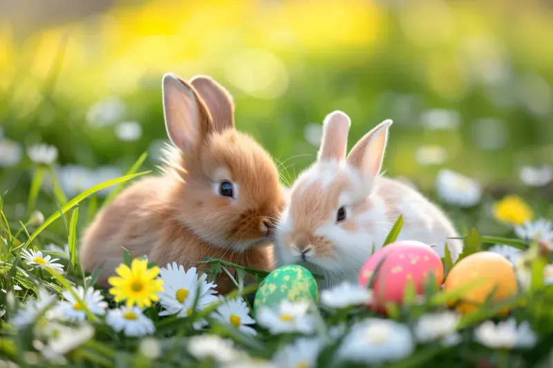 Easter Joys In Modern Art Colors