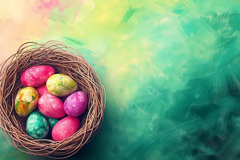 Easter Joys In Modern Art Colors