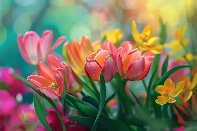 Easter Joys In Modern Art Colors