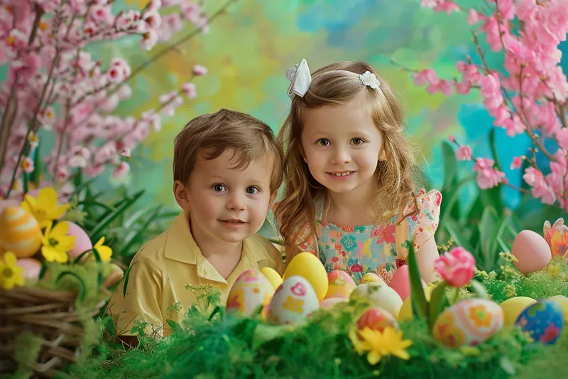 Easter Joys In Modern Art Colors