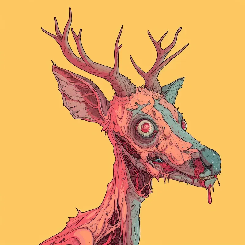 Animal Zombie Scary NFT Pfp Characters