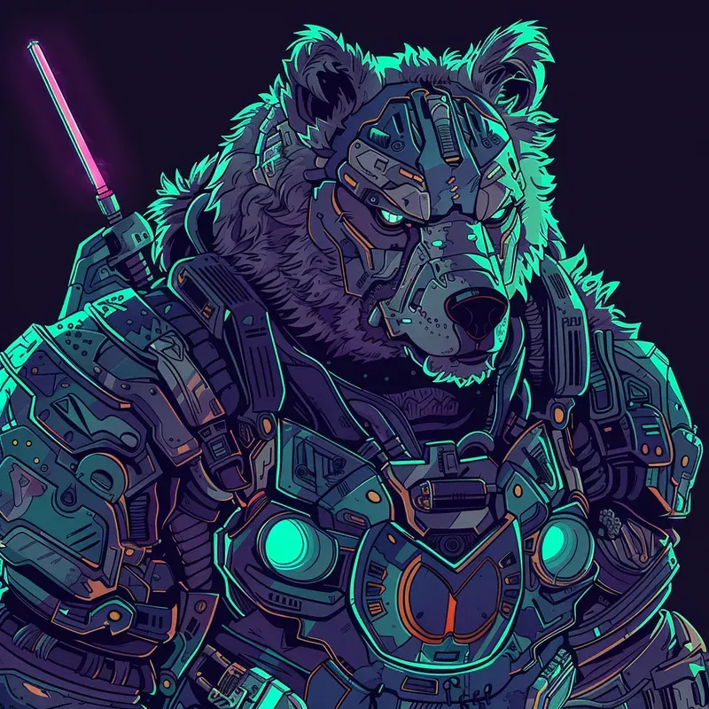 Alien Hybrid Warriors Anime NFTs Pfp