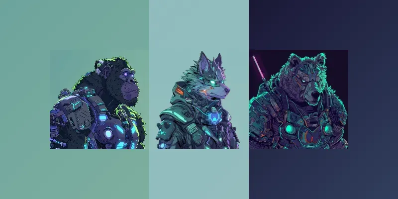 Alien Hybrid Warriors Anime NFTs Pfp generated by undefined