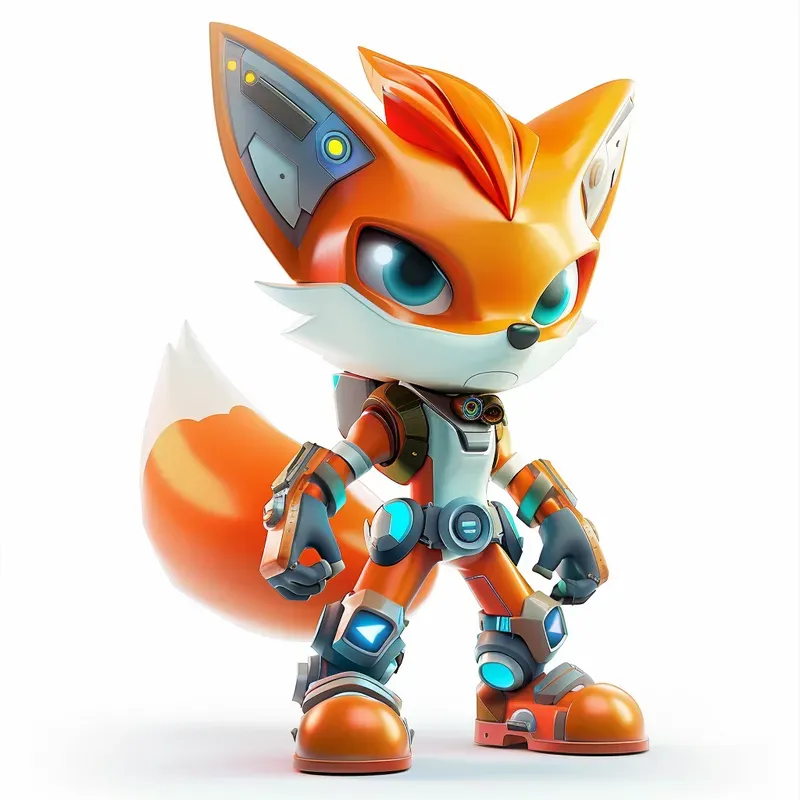 3D Rendered Mobile Game Characters