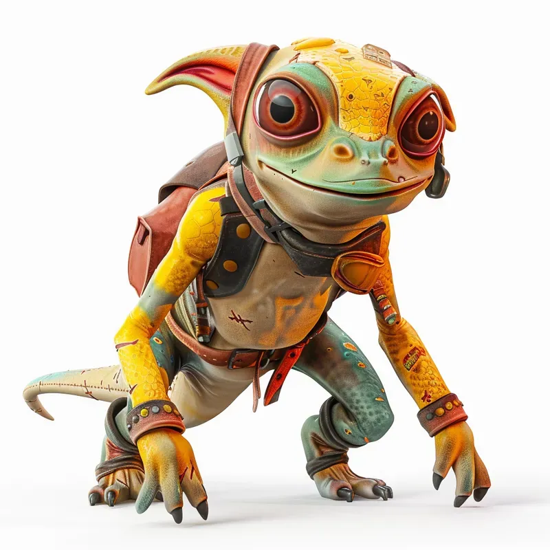 3D Rendered Mobile Game Characters