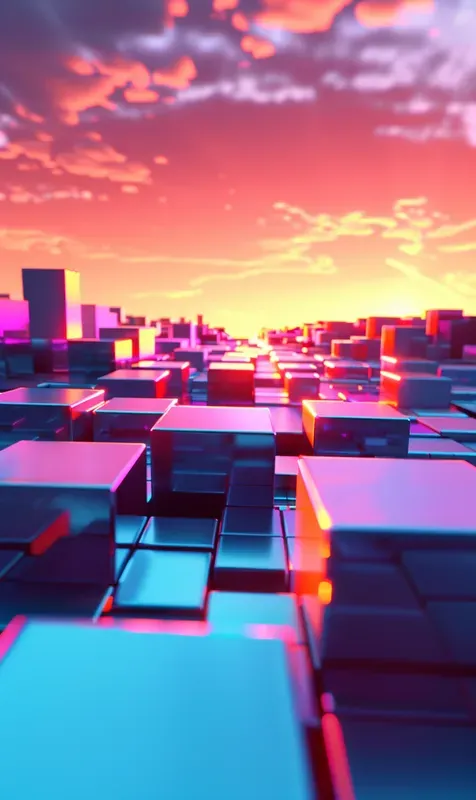 3D Digital Endless Runner Backgrounds