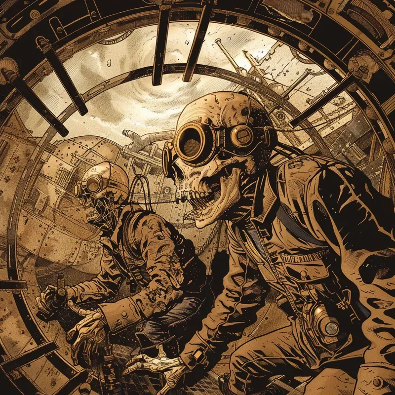 Steampunk Apocalypse Zombies Reimagined