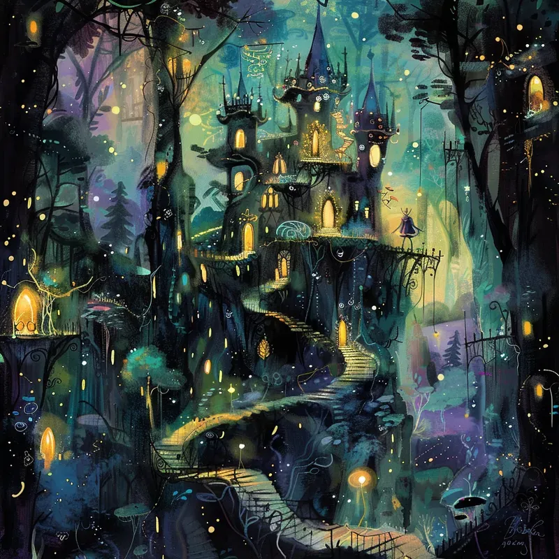 Enchanted Fantasy Forest Realms