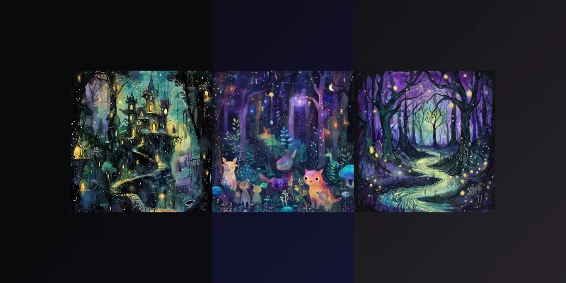 Enchanted Fantasy Forest Realms generated by undefined