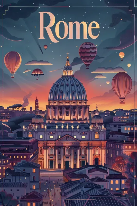 Travel Postcards In Craig Mccracken Style