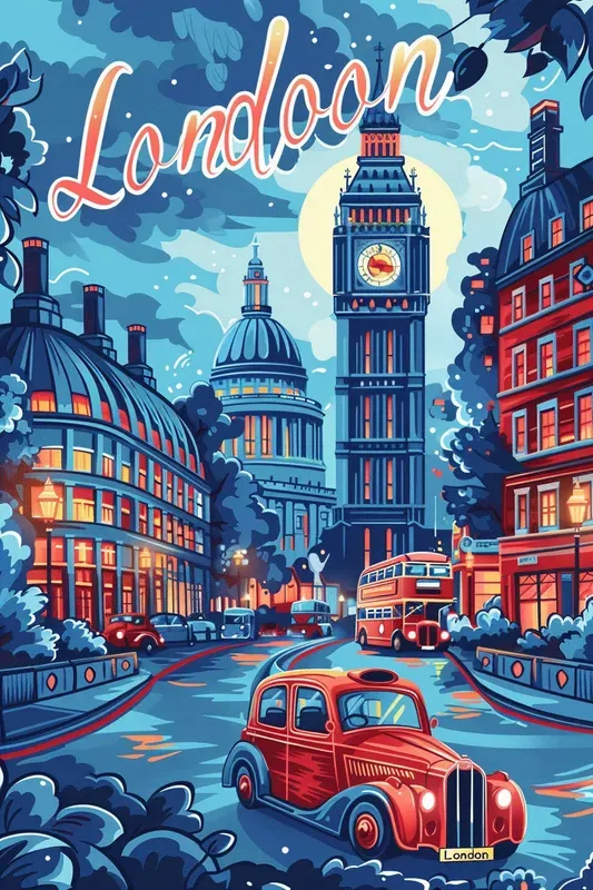 Travel Postcards In Craig Mccracken Style