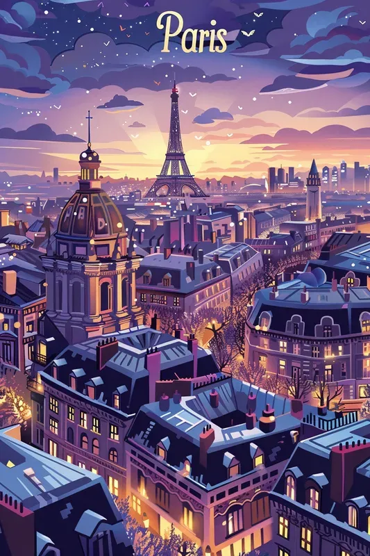 Travel Postcards In Craig Mccracken Style