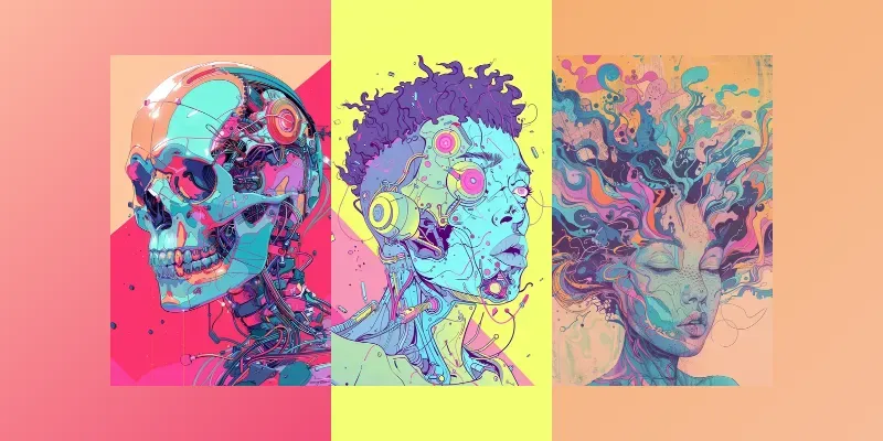 Modern Cool Anime Bioorganic Pfp Art generated by undefined