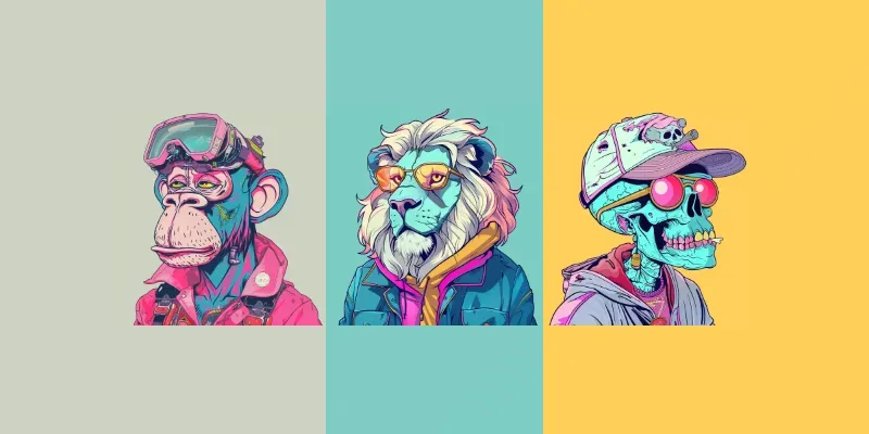 Anime Cartoon Bored Ape Style Pfps NFTs generated by undefined