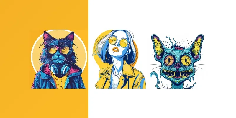 Anime Cartoon Cool Cats Style Pfps generated by undefined