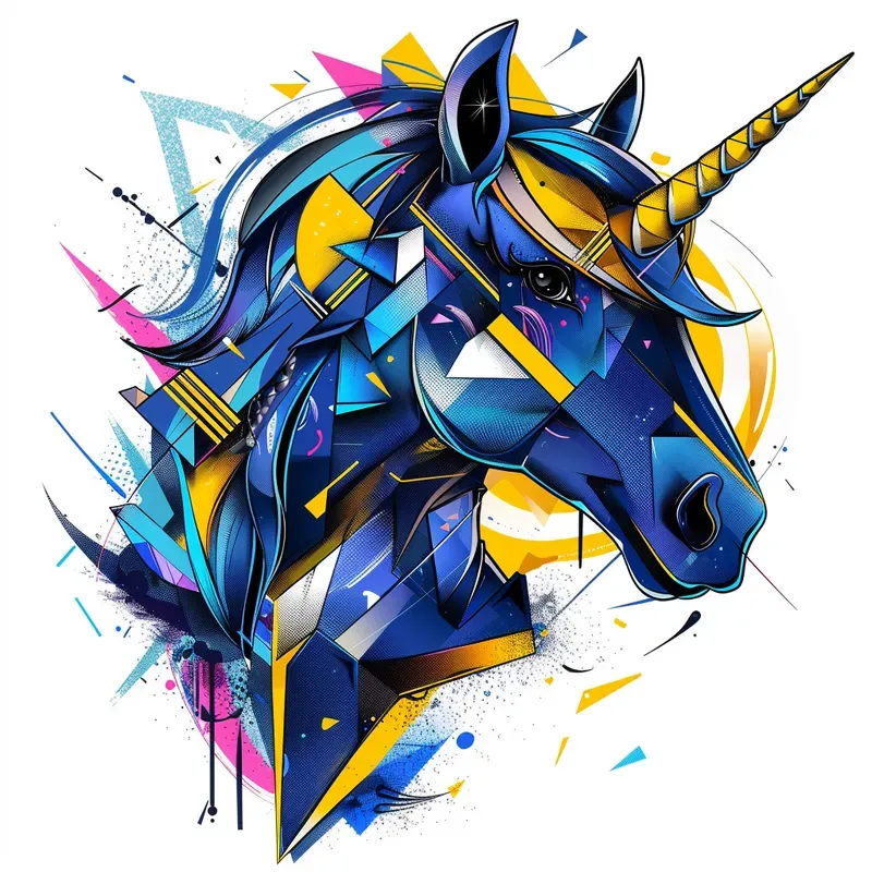 Fantasy Abstract Art Vector Portraits