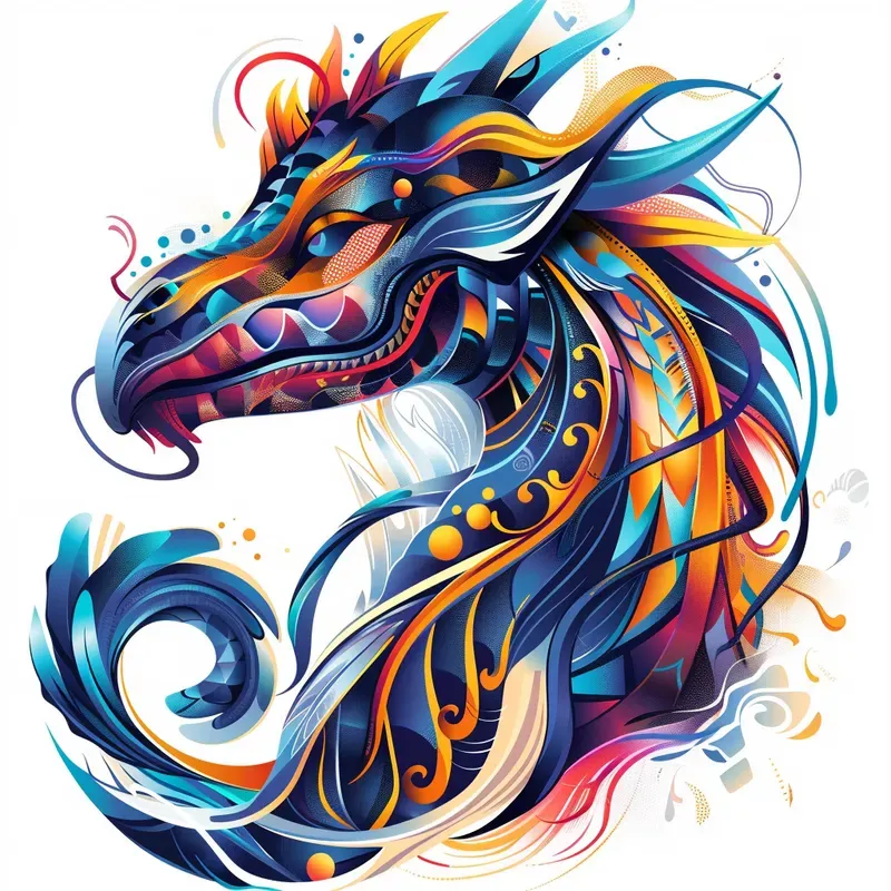 Fantasy Abstract Art Vector Portraits