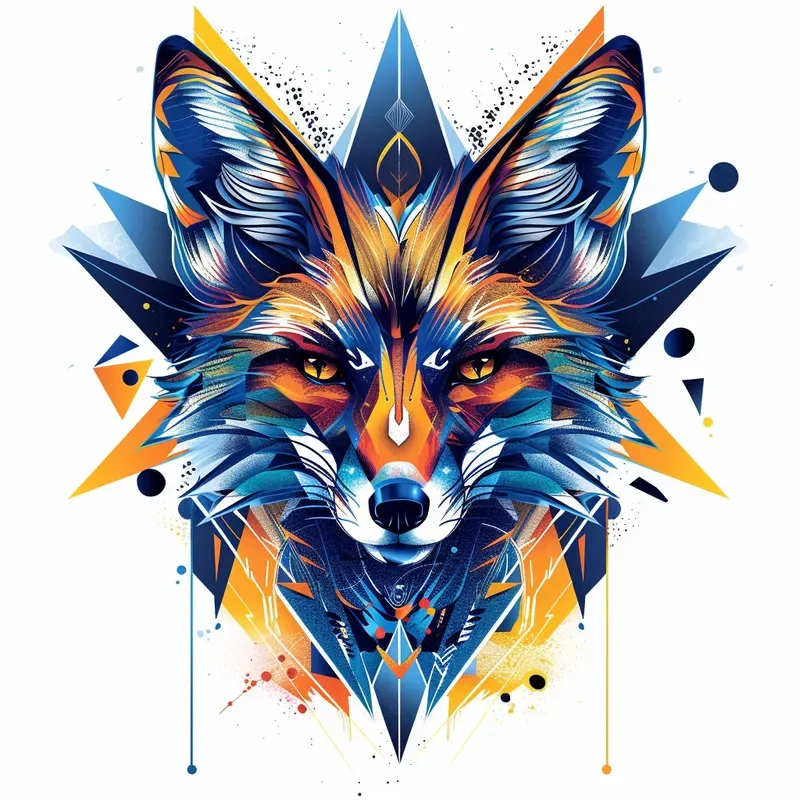 Fantasy Abstract Art Vector Portraits