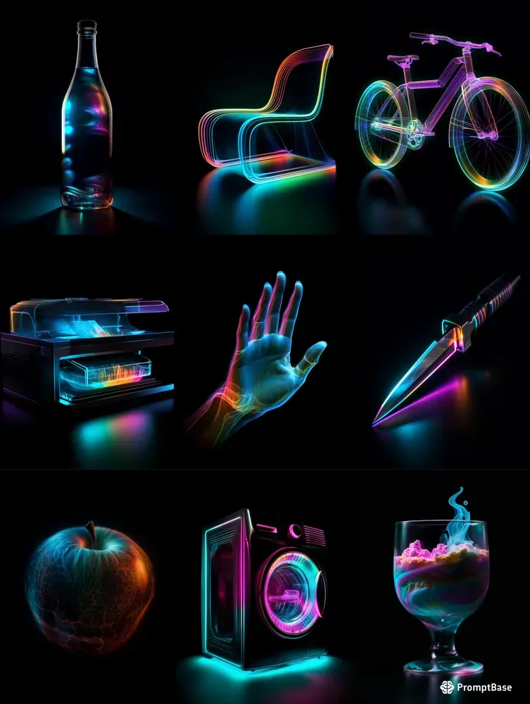 Kinetic Holographic Product Showcases