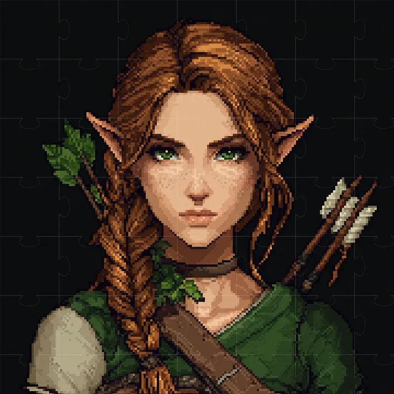 Pixel Art Fantasy Portraits