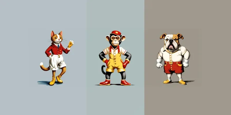 Vintage Cartoon Illustrations generated by undefined